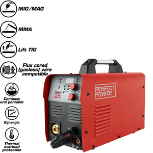 <span class=keywords><strong>M</strong></span>áquina de Soldadura <span class=keywords><strong>MIG</strong></span>/MMA de 160A con Alambre con Núcleo Fundente, Soldadura MIG160 con Gas y sin Gas, Inversor IGBT - Product Image 5