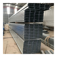 Acero galvanizado Tipo C Canal C Secciones Estructural Purlin Edificios Canal C perforado