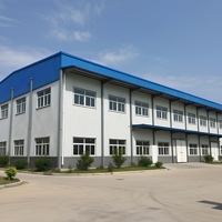 Bâtiments modulaires en structure acier pour entrepôts, entrepôt en acier de 1000 pieds carrés, bureau modulaire, ensemble complet de bureaux de concession de voitures de luxe