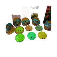 Jouet anti-stress souple et lumineux en forme de boulette de pectine de 8,5 cm, boîte mystère à tirer, pour les 3 ans et plus