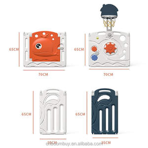 Parc de jeu pour bébé en plastique multicolore moderne, parc de jeu pour enfants, centre d'activités - Sécurité intérieure/extérieure, parc de jeu pour l'école, la chambre à coucher, le parc - Product Image 2