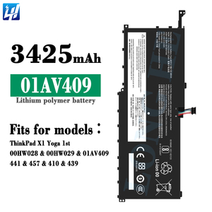 Nouvelle batterie authentique 01AV409 01AV441 00HW028 pour <span class=keywords><strong>Lenovo</strong></span> <span class=keywords><strong>ThinkPad</strong></span> <span class=keywords><strong>X1</strong></span> Carbon 4th Gen 2016 15.2V/56Wh - Product Image 2