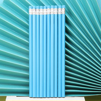 YUCHUAN Y622 Lot de 4 crayons en bois HB de 9 couleurs, design mignon, pour le bureau et l'école