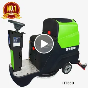 Zemin ovma makinesi üreticileri pil işletilen zemin temizleme makinesi otomatik binmek Scrubber kurutma makinesi Motor Ce 1300