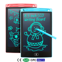Tablette d'Écriture LCD 8,5 Pouces Tableau de Dessin Bloc-Notes Coloré Écriture Lumineuse