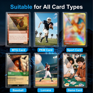 Lot de 100 protège-cartes rigides 35PT et pochettes pour cartes de baseball, de sport et de TCG – <span class=keywords><strong>Prix</strong></span> usine - Product Image 6