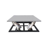 Plateforme de mouvement industrielle 4 DOF haute vitesse longue durée de vie, simulateur de mouvement 3 axes avec moteur, PLC, boîte de vitesses, charge utile 300 kg