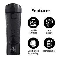 Gobelet mélangeur électrique à protéines alimenté par USB, shaker automatique, bouteille de sport, blender, bouilloire pour le lait, le café