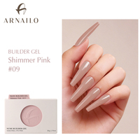 Gel UV Constructeur Nude Professionnel 50g Sans Pointe Chaude, Gel d'Extension d'Ongles Sans HEMA, Conforme aux Normes UE, Séchage Rapide, Gel Constructeur pour Ongles