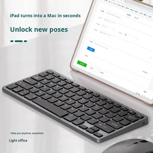 Mới Đối Với Xiaomi Mini 2.4Ghz Không Dây RGB Backlit Bàn Phím Cơ Khí Chuột Set USB IOS Chứng Nhận Rohs iPad Điện Thoại Di Động Máy Tính - Product Image 4