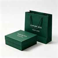 Boîtes à parfum personnalisées avec logo, emballage cadeau de luxe pour cosmétiques, avec sac, 30 ml, 50 ml, 100 ml, boîte cadeau parfum