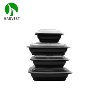 Série SP - Contenant alimentaire en plastique jetable recyclable pour plats à emporter, boîte alimentaire en plastique portable pour plats à emporter