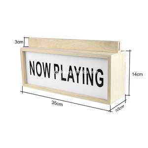 Produits en promotion 2020 : Support de platine <span class=keywords><strong>vinyle</strong></span> en bois avec éclairage LED, présentoir de disques avec affichage LED '<span class=keywords><strong>Now</strong></span> <span class=keywords><strong>Playing</strong></span>' - Product Image 3