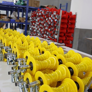 Masseur de jambes avec rouleaux circulaires en ABS jaune pour amincir les cuisses et les mollets, usage domestique - Product Image 4