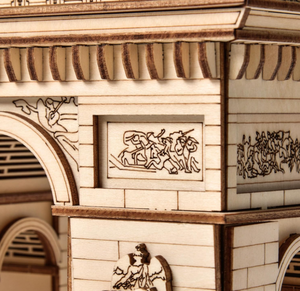 2024 nuova popolarità prodotti di vendita a caldo 3d in legno <span class=keywords><strong>Arc</strong></span> <span class=keywords><strong>De</strong></span> Triomphe modello esercizio Mindfulness 3D puzzle - Product Image 6