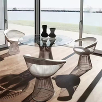 Chaise de salle à manger moderne de luxe en velours noir réglable contemporaine avec pieds en métal pour la maison salon