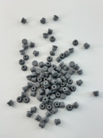 Bouchon en caoutchouc gris sur mesure, durable, étanche et résistant aux produits chimiques pour pompes et vannes industrielles, fabriqué en Chine
