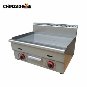 Cina fabbrica 735*410Mm ristorante commerciale cucina in acciaio inox Flat Top piastra a Gas Area di cottura piastra a Gas in ghisa - Product Image 1