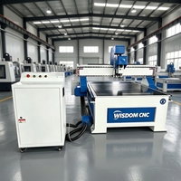 Routeur CNC multifonction 1212 pour bois, acrylique, PVC, panneaux en mousse, commande DSP, machine de gravure et de découpe CNC 3 axes, refroidissement par eau