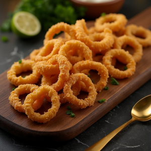 <span class=keywords><strong>Calamari</strong></span> Gourmet congelati (<span class=keywords><strong>Calamari</strong></span>) in frutti di mare malconcio fritti impanato preparati per i bambini - Product Image 2