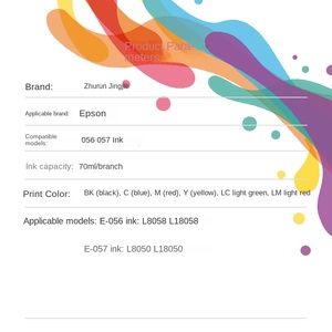 Cho Epson 056 màu đen cho hộp mực cho l8058 l18058 máy in mô hình cho mực <span class=keywords><strong>Refill</strong></span> <span class=keywords><strong>Kit</strong></span> - Product Image 4