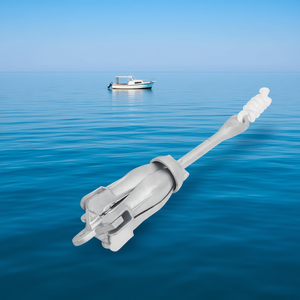 สมอเรือแบบพับได้ 7.1 ปอนด์ เหล็กอ่อน พร้อมเชือก สำหรับใช้งานทางทะเล - Product Image 2