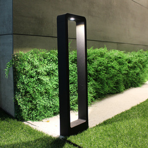 Lampe de jardin LED en aluminium COB, étanche, carrée, pour l'extérieur, éclairage de pelouse, éclairage de cour, style industriel - Product Image 2