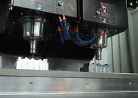 Centre d'usinage CNC en métal TDV1170S pour aluminium à double tête