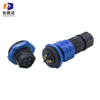 Conectores de Cable Macho y Hembra de 3, 4, 5, 6, 8, 20 y 24 Pines, Conector Impermeable M25, Conjunto de Cable