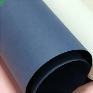 Rol kertas kulit warna-warni dapat dicuci dan didaur ulang dan digunakan kembali kain biru kuning merah muda