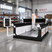 Machine de fraisage CNC 3 axes robuste avec lit en tube carré épaissi, système personnalisé pour atelier de moulage et fabrication de matériaux composites