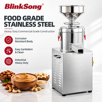 Broyeur Colloïdal Industriel Électrique en Acier Inoxydable BlinkSong pour Beurre de Noix, Tahini et Sauces 220V Robuste