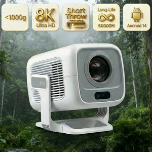 Proyector Inteligente LED Nativo 1080P con Android 14 |   Decodificación 8K, WiFi 6, BT 5.4 |   Preparado para 4K |   Proyector de 1500 Lúmenes para Cine en Casa y Exteriores - Product Image 6