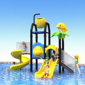 Toboggans aquatiques en plastique pour l'intérieur et l'extérieur, pour la maison, l'hôtel, les enfants, le jardin, la <span class=keywords><strong>piscine</strong></span>, toboggans aquatiques commerciaux en fibre de verre - Product Image 2