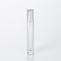Flacon de parfum en verre de luxe de 10 ml, rond, échantillons gratuits, rechargeable, bouchon à vis, surface polie, pour l'emballage, utilisation en diffuseur