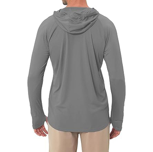 Nouveaux vêtements de pêche imperméables personnalisés chemise Sublimation Upf50 + respirant séchage rapide léger recyclé à manches longues à capuche - Product Image 2