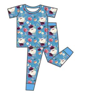 Qingli OEM Senza Tariffe Set di Abbigliamento per Ragazze, Pigiami all'Ingrosso, Set con Maniche Corte e Pantaloni Lunghi, Pigiami in Bambù per Bambini con Stampe - Product Image 6