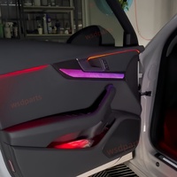 Pour Audi A4 A4L B9 2017-2025 : Amélioration de l'éclairage d'ambiance, éclairage intérieur de voiture en fibre de carbone, pièces automobiles
