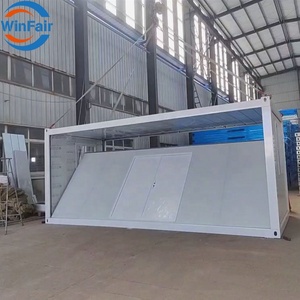 บ้านสำเร็จรูปแบบพกพา WinFair บ้านคอนเทนเนอร์จากจีน ขายส่งร้านอาหารสำเร็จรูปแบบพับได้ บ้านคอนเทนเนอร์แบบพับได้ - Product Image 1