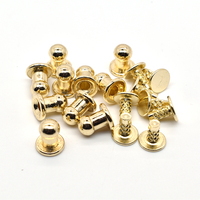 Vente en gros de rivets décoratifs pour sacs à main, accessoires de maroquinerie, rivets à vis pour boutons en cuir, 8/10 mm