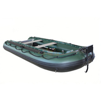 Bateau pneumatique de loisirs en aluminium, bateau pneumatique Zodiac, bateau pneumatique pliable en PVC, bateau pneumatique à fond rigide pour la pêche