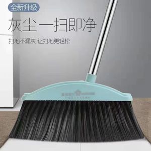 Broom And Dustpan Set Heavy Duty Steel Handle <b>Plastic</b> Dustpan Extra Large For Household Cleaning - Product Image 3