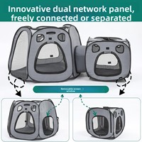 Grande tente pliable imperméable et respirante pour chat, enclos portable pour animaux de compagnie toutes saisons, utilisable en intérieur/extérieur, idéale pour appartement