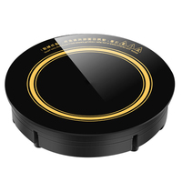 Vente en gros Cuisine Restaurant 2000W Contrôle tactile Contrôle par fil Rond Intégré Table Top Cuisinières électriques à induction