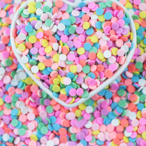 Thiết kế mới Polymer đất sét các loại bóng bay Polymer đất sét sprinkles lát cho Slime Nail Art DIY Tumblers - Product Image 6