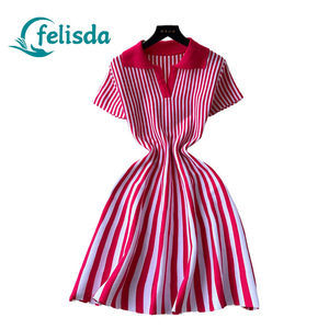 Buy In Bulk Vertical Line Dress Plus Size Options Available | Alibaba.com