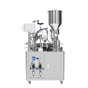Machine de remplissage et de scellage entièrement automatique électrique rotative pour tubes souples en plastique, pour dentifrice et crème cosmétique, à usage industriel - Product Image 2