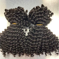 Extensions de Cheveux Indiens Boho Naturels Vierges Non Transformés, Tresse en Vrac à Vague Profonde, Cheveux Afro Crépus, 100% Styles, Vente en Gros