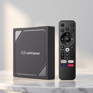  Factory Hot Selling XS97 ATV Gen2 Android Tv <b>Box</b> 4K Output Allwinner H618 2.4G&5G Dual Wifi <b>Set</b> <b>Top</b> <b>Box</b> For Home & Hotel Use - Product Image 1