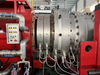 Machine d'extrusion de tuyau en polyéthylène plastique 16-1600mm ligne de production prix machine de fabrication PE-HD